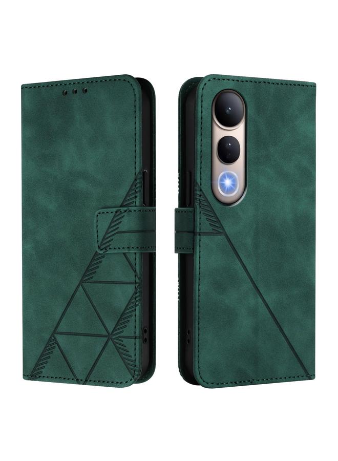 erorex Case For vivo V50 Lite 5G Crossbody 3D Embossed Flip Leather Phone Case - Image 2