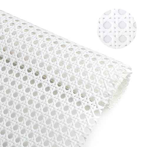 FEELOVE 16" Width Cane Webbing, 3.3 Feet Cane Webbing Roll for Caning Project, Rattan Webbing, Caning Material for Chairs, Cabinet, Dresser, Furniture - Image 1