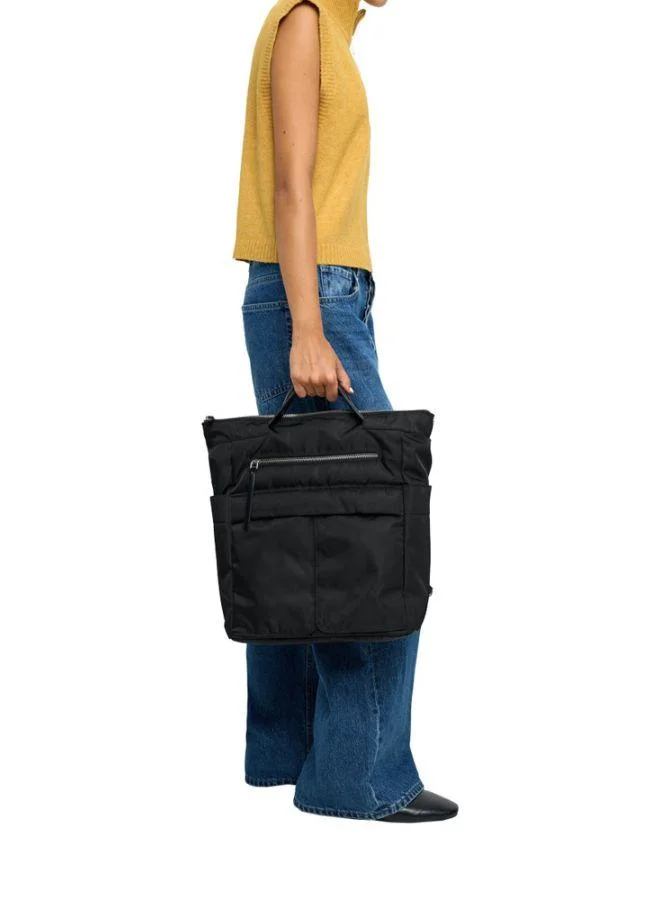 Parfois Black Nylon Laptop Backpack 13" for Women | Best Price UAE