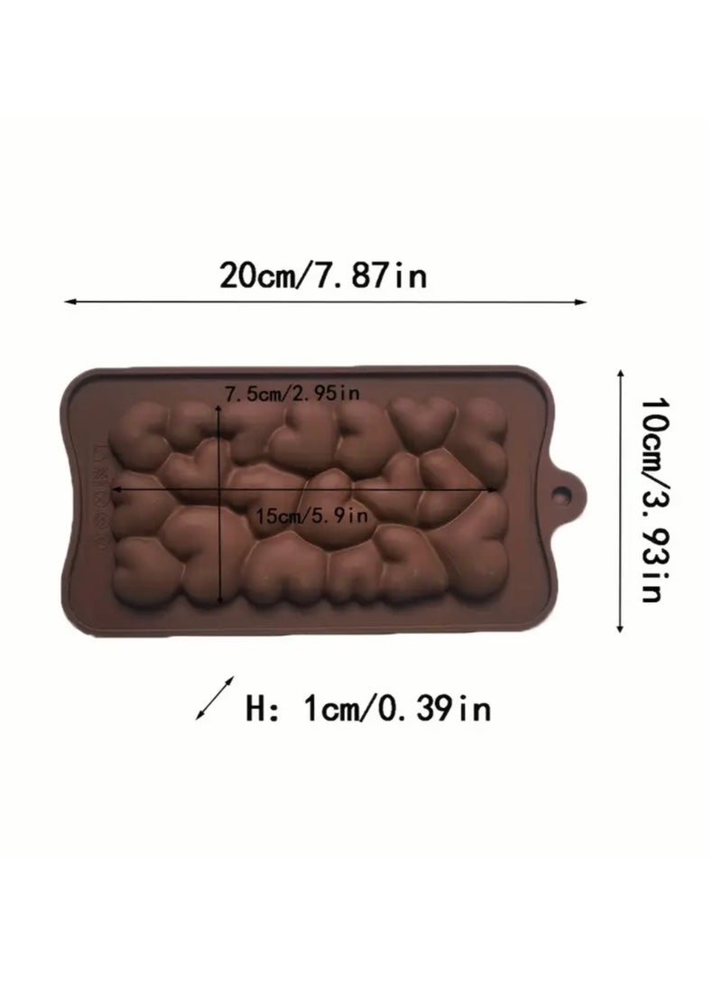 Just Quality 1pcs, Chocolate Bar Molds, 3D Silicone Molds, Candy Molds, Chocolate Molds, Baking Tools, Kitchen Gadgets, Kitchen Accessories - Image 2