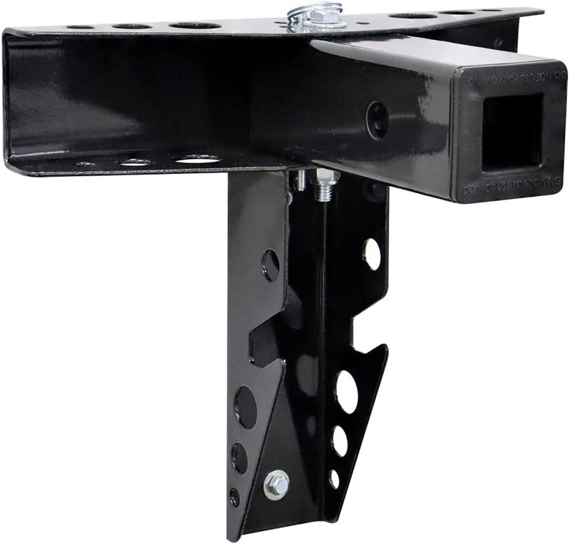 Quick Products QP-PWMRR Pivoting Wall-Mount Receiver Rack - Versatile Storage Device for Bike Racks, Cargo Carriers, and other Hitch-Mount Accessories - Image 1