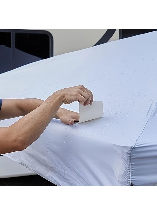 Heavy Duty Waterproof Tape White 3.94inch Strong Adhesive Extreme Temperature Resistance - Image 4