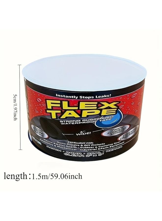 Heavy Duty Waterproof Tape White 3.94inch Strong Adhesive Extreme Temperature Resistance - Image 5