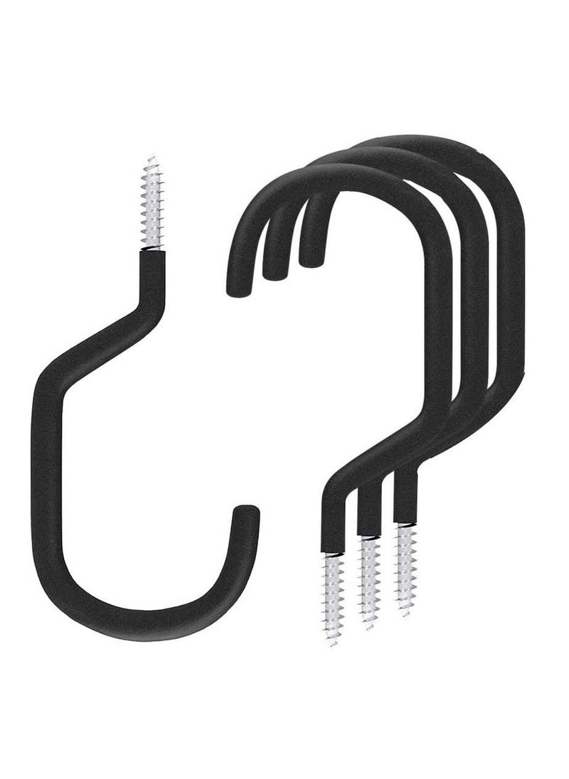 Y&D Heavy Duty Bike Storage Hooks Set 4 Pcs Hook Rack Ceiling Plant Kitchen Light Great for Garage Wall and Bicycle  - Image 1