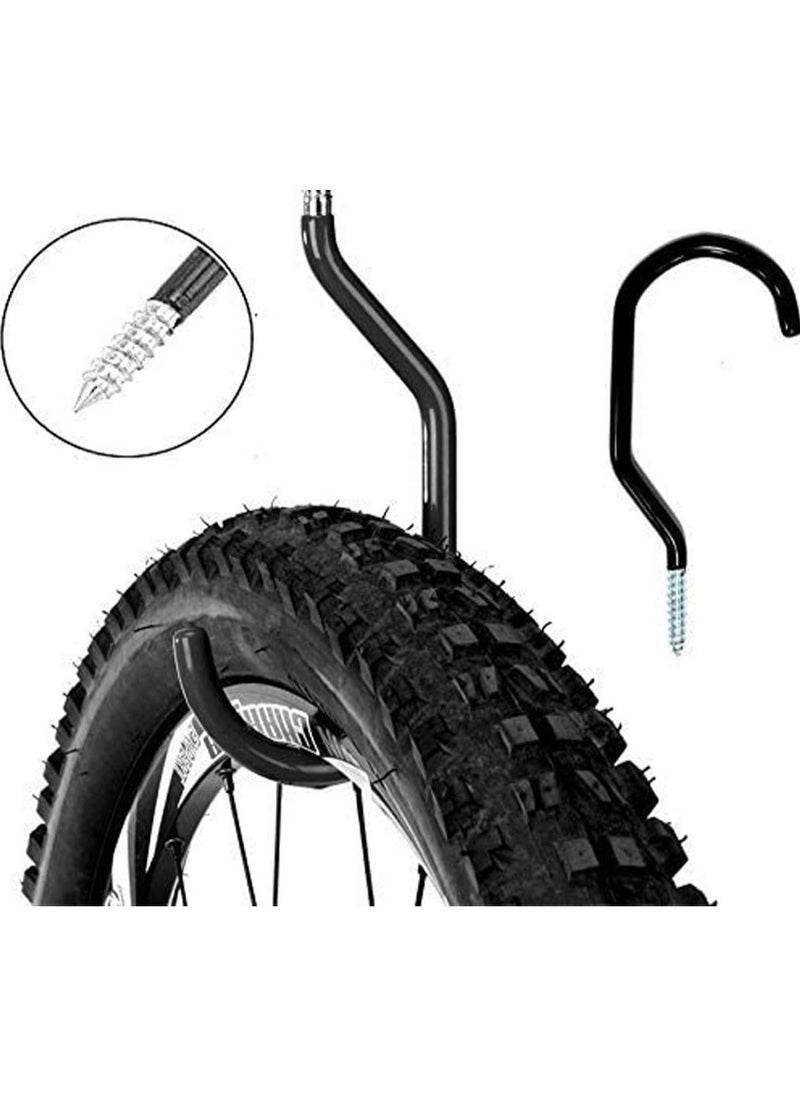Y&D Heavy Duty Bike Storage Hooks Set 4 Pcs Hook Rack Ceiling Plant Kitchen Light Great for Garage Wall and Bicycle  - Image 5