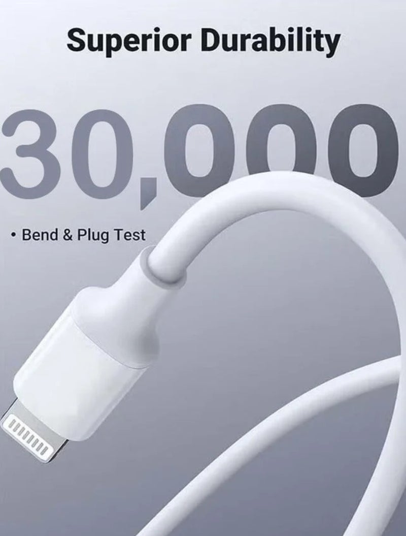 كابل بيانات شحن سريع USB-C إلى لايتنينج، 1000 مم - Image 2