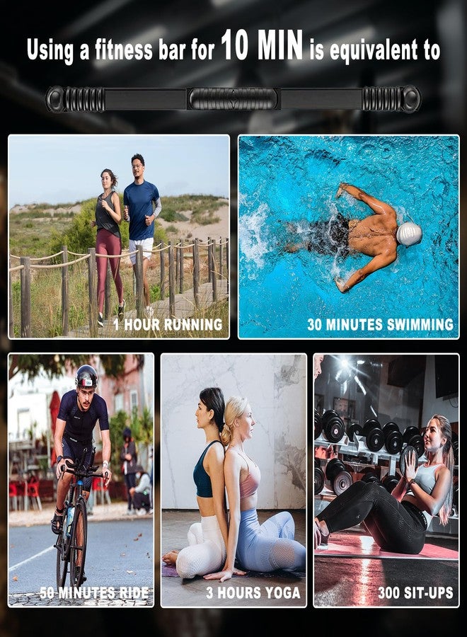OSCILLATING SLIM Fitness Bar for Workout,Elastic Exercise Bar, Vibration Shake Weight Stick,Body Physical Therapy,Core Strength Training,Arm Shoulder Stretch At Home Gym. - Image 5