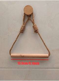 Beauenty 1pcs Decorative Hanging Toilet Paper Towel Holder - Space-Saving Bathroom Tissue Dispenser With Easy Roll Replacement - Stylish Bathroom Accessories For Modern Homes,Home Stuff,Table,Home Decoration  - Image 3
