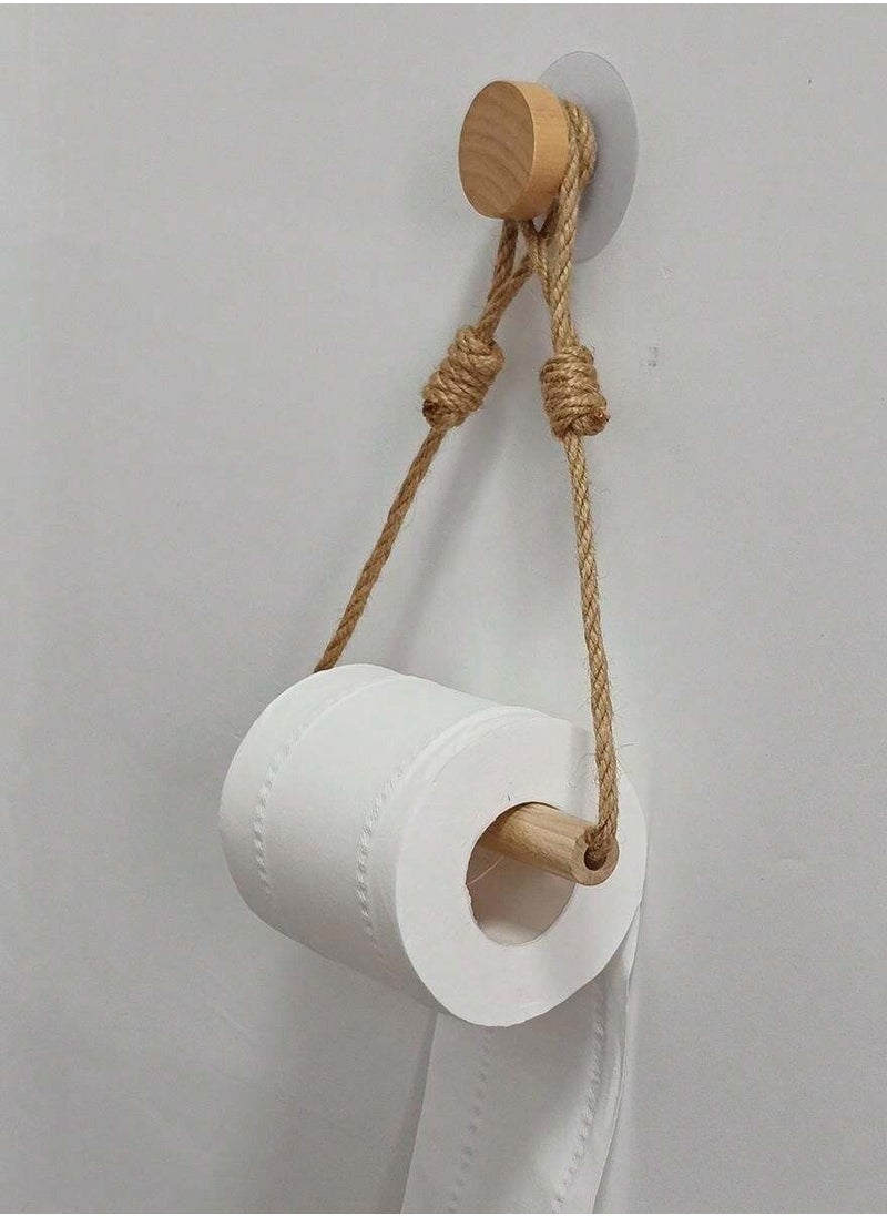 Beauenty - 1pcs Decorative Hanging Toilet Paper Towel Holder - Space-Saving Bathroom Tissue Dispenser With Easy Roll Replacement - Stylish Bathroom Accessories For Modern Homes,Home Stuff,Table,Home Decoration - Image 1