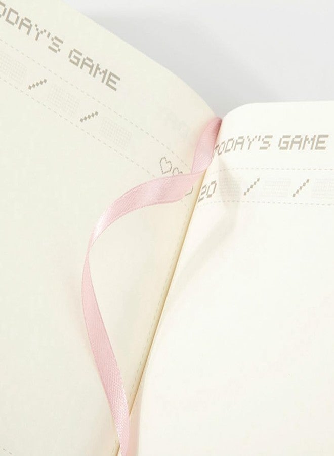 receip Undated Daily Planner 365 Days Notebook Game Design Pocket Organizer Appointment Book Journal Notebook A6 mini Cute Diary (Pink+Green) - Image 5