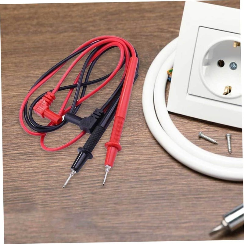 أسلاك اختبار المتر المتعدد الرقمي 10 أمبير كحد أقصى، مطلية بالمطاط لقبضة مريحة - Image 5