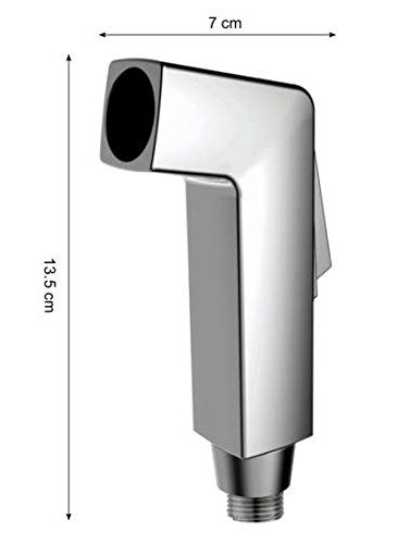 Drizzle DRIZZLE Cubix Plastic Health Faucet Head/Bathroom Health Faucet/Toilet Health Faucet/Sink Spray/Bathroom Spray Wash (Standard, Chrome)  - Image 2