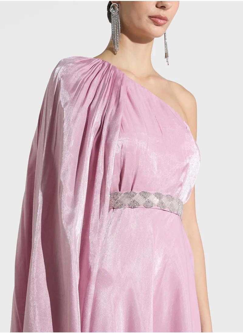 Ella Limited Edition One Shoulder Dress With Trail