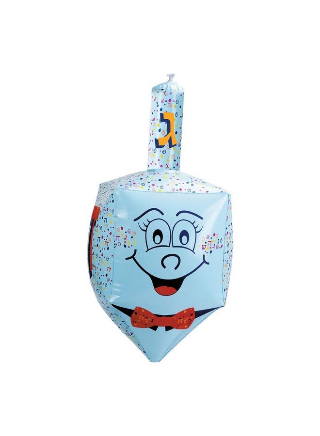 Rite Lite Inflatable Chanukah Dreidel Decoration - Hanukkah Gifts, Blow Up Outdoor Indoor Yard Décor Goodie Bag Rewards Jewish Holiday Party Favors Toys For Kids 24"H - Image 2