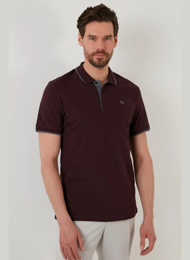 Buratti  Buratti Cotton Slim Fit Striped Detail Buttoned Polo Collar 5-Pack Men's T-Shirt 5902118S5 for Men | Best Price UAE