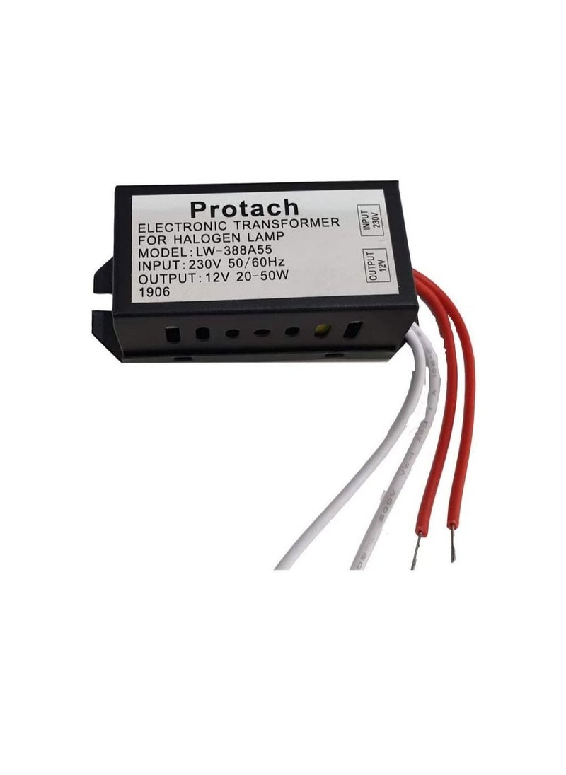 بروتيك - 50W المحولات الإلكترونية لمصابيح الهالوجين Ac220V الإدخال DC12V الإخراج - Image 1