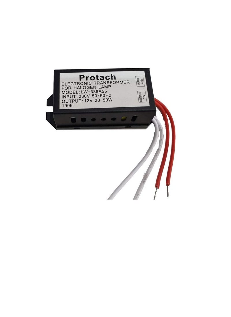بروتيك - 50W المحولات الإلكترونية لمصابيح الهالوجين Ac220V الإدخال DC12V الإخراج - Image 1