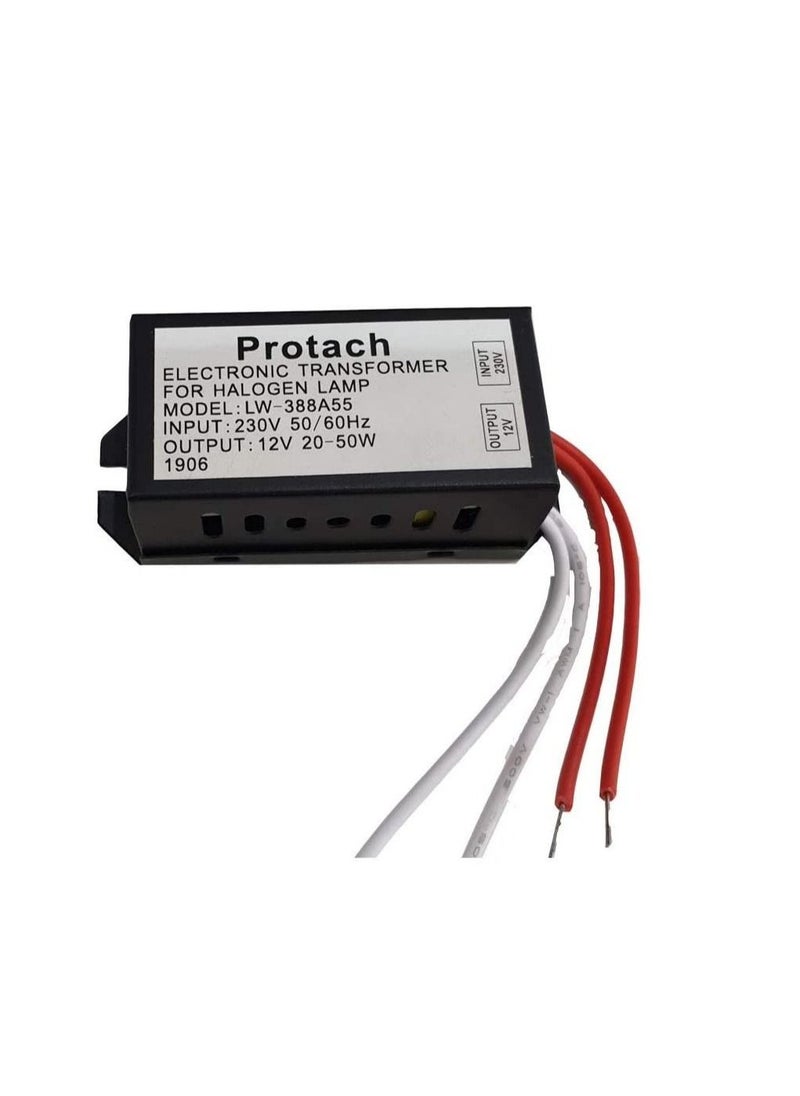 بروتيك - 50W المحولات الإلكترونية لمصابيح الهالوجين Ac220V الإدخال DC12V الإخراج - Image 1