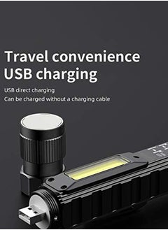 GROIC Led USB Rechargeable Headlamp, 1200 Lumens Portable Magnetic Head Flashlight for Adults, 360 Degree Rotate Led Work Light, Waterproof, 5 Modes for Outdoor, Hiking, Fishing  - Image 5