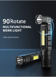 GROIC Led USB Rechargeable Headlamp, 1200 Lumens Portable Magnetic Head Flashlight for Adults, 360 Degree Rotate Led Work Light, Waterproof, 5 Modes for Outdoor, Hiking, Fishing  - Image 4