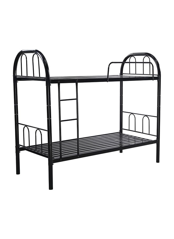 MAF furniture Maf Metal Steel Bunk Bed Maf-113 Heavy Duty Silver & Guard Rails Sturdy For Home, Baby Home, Apartment Studio Room Size 90X190 Cm  - Image 1