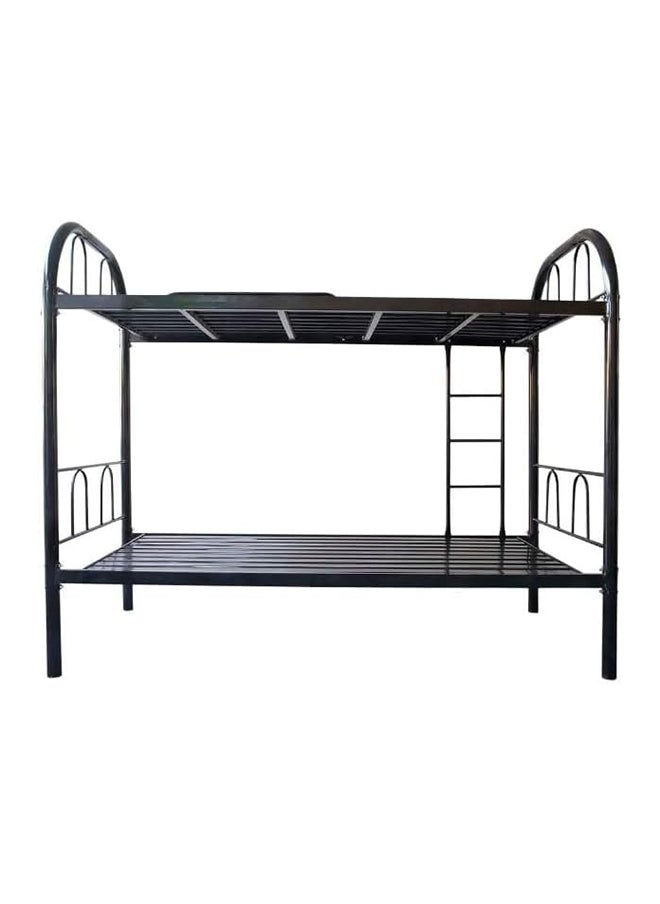 MAF furniture Maf Metal Steel Bunk Bed Maf-113 Heavy Duty Silver & Guard Rails Sturdy For Home, Baby Home, Apartment Studio Room Size 90X190 Cm  - Image 2