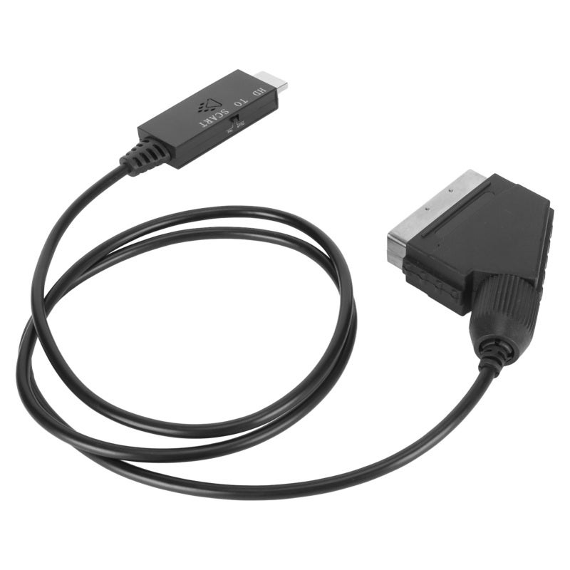 HDMI HD Multimedia Interface to Scart Cable Converts HD Signal to SCART Composite Video - Standard Definition 480i 576i Conversion Adapter for TVs VHS VCRs DVD Recorders - Image 3