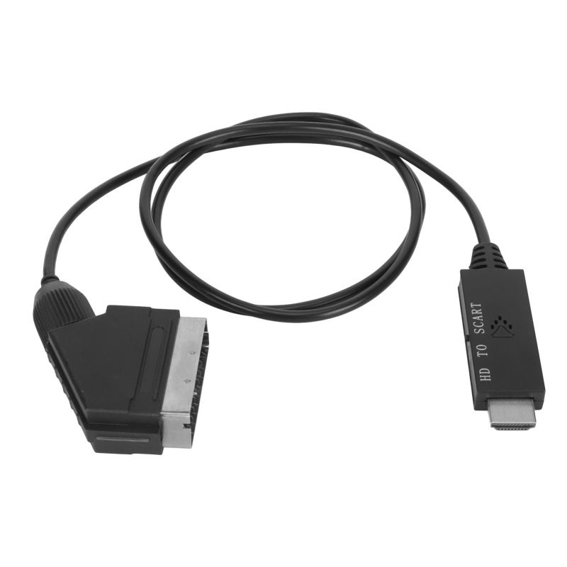 HDMI HD Multimedia Interface to Scart Cable Converts HD Signal to SCART Composite Video - Standard Definition 480i 576i Conversion Adapter for TVs VHS VCRs DVD Recorders - Image 2