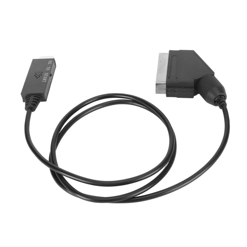 HDMI HD Multimedia Interface to Scart Cable Converts HD Signal to SCART Composite Video - Standard Definition 480i 576i Conversion Adapter for TVs VHS VCRs DVD Recorders - Image 4