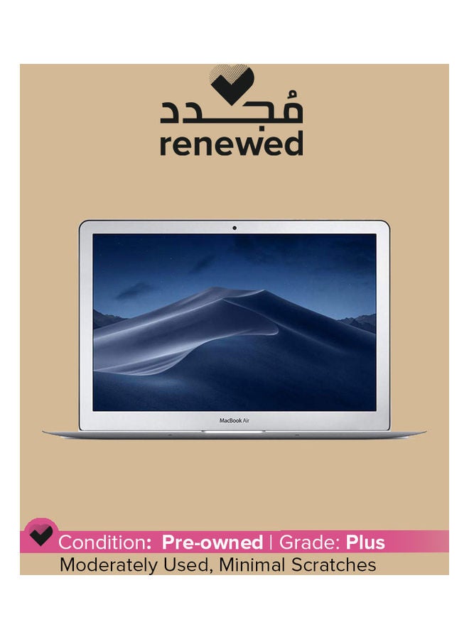 Apple Renewed - Macbook Air With 13 Inch Display,Intel Core I5/1.8Ghz/8GB RAM/128GB SSD/MacOS Mojave English Silver - Image 1
