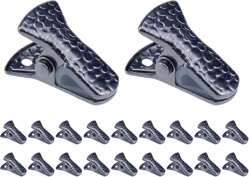 Chinflly Mini Alligator Grip, Black, 0.76x0.41 Inch / 19.5x10.5 mm - Image 1