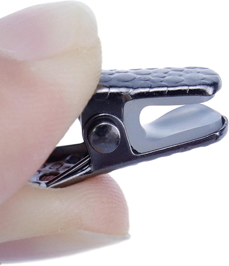 Chinflly Mini Alligator Grip, Black, 0.76x0.41 Inch / 19.5x10.5 mm - Image 5