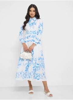 ELLA Monochrome Print Dress  - Image 4