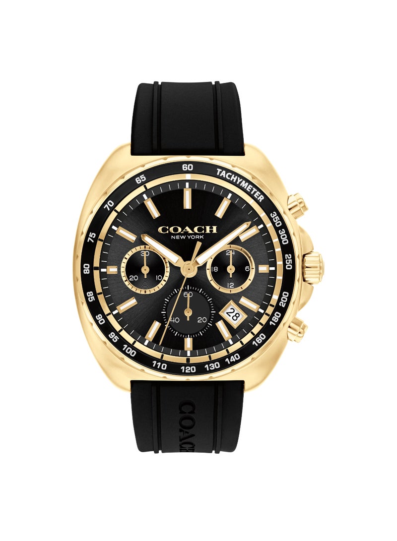 COACH WATCHES TONNEAU CHRONOGRAPH MEN'S BLACK CASE WATCH - 14602708 - Image 2