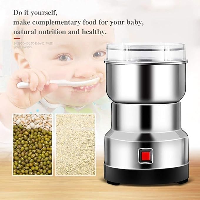Talzeo Mini Electric Grain Grinder Mill  Portable MultiFunction Coffee Grinder With Usb Charging Small Electric Grinder For Herbs Spices Nuts  Coffee Beans Home Kitchen Use - Image 2
