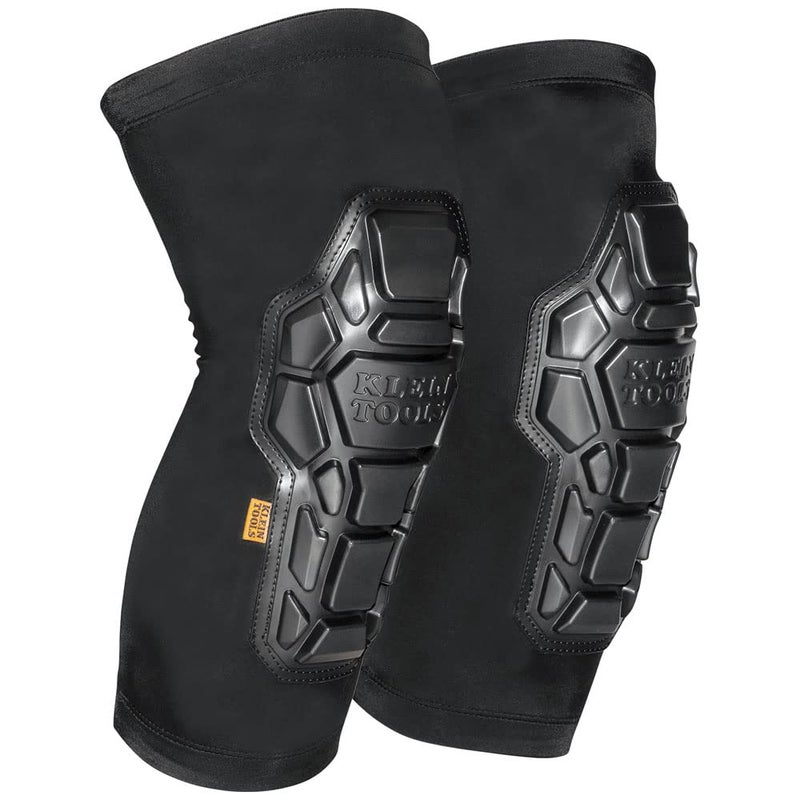 Klein Tools 60511 Knee Pad Heavy Duty Padded Knee Sleeves Breathable Mesh Back Elastic Cuff with SlipResistant Silicone Black ML - Image 2