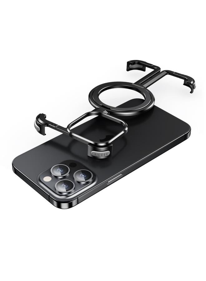 S-TOP Case For iPhone 13 Pro MagSafe Magnetic Frameless Holder Phone Case - Image 1