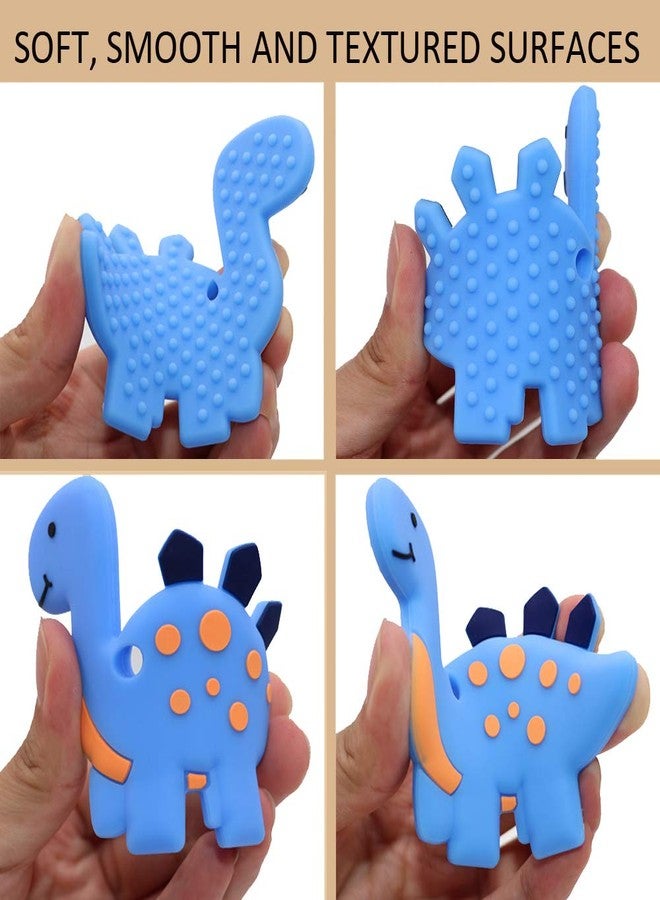 LeeYean Chew Necklaces for Sensory Kids, Silicone Dinosaur Chewy Necklace for Boys with Autism, ADHD, SPD, Chewing Necklaces for Anxiety, Reduce Fidgeting for Children - Image 4