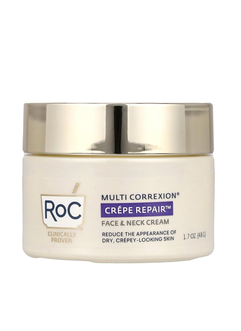 RoC - Multi Correxion, Crepe Repair, Face & Neck Cream, 1.7 oz (48 g), RoC - Image 1