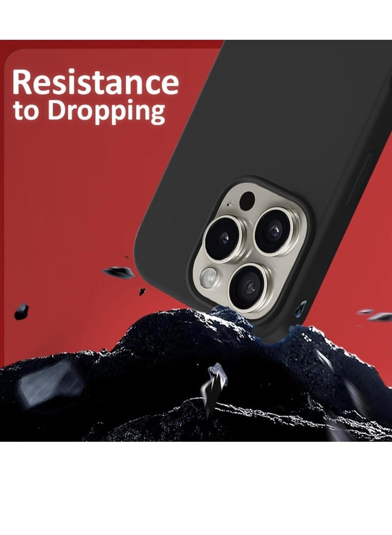 ELTRAZONE Liquid Silicone Case for iPhone 16 Pro Max - Ultra Slim Design with Soft Anti-Scratch Microfiber Lining & Drop Protection - Image 3