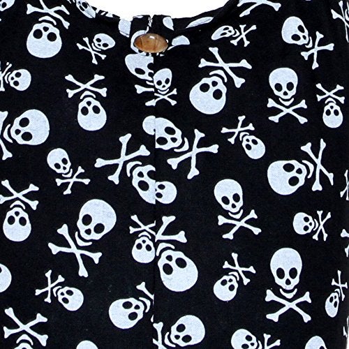 All Best Thing Skull Bohemian Boho Hobo Hippie Gothic Crossbody Bag Purse 33" Black (Black) - Image 2