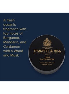 Truefitt & Hill Shaving Cream Bowl - 1805 | Smooth Glide for Close, Yet Comfortable Hydrating Shave (6.7 ounces)  - Image 3