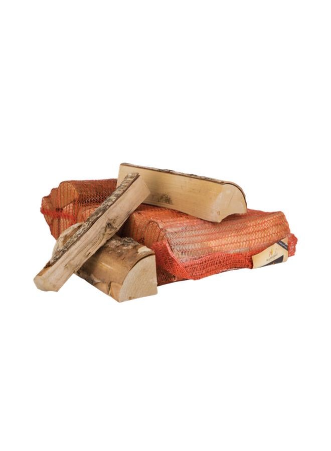 مجموعة حطب مستطيلة الشكل من خشب البتولا منخفض الرطوبة باللون البني - Image 1