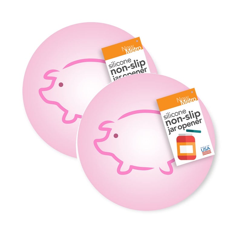 New Metro Design Little Piggy Silicone Jar Opener, 6", Pink - Image 5