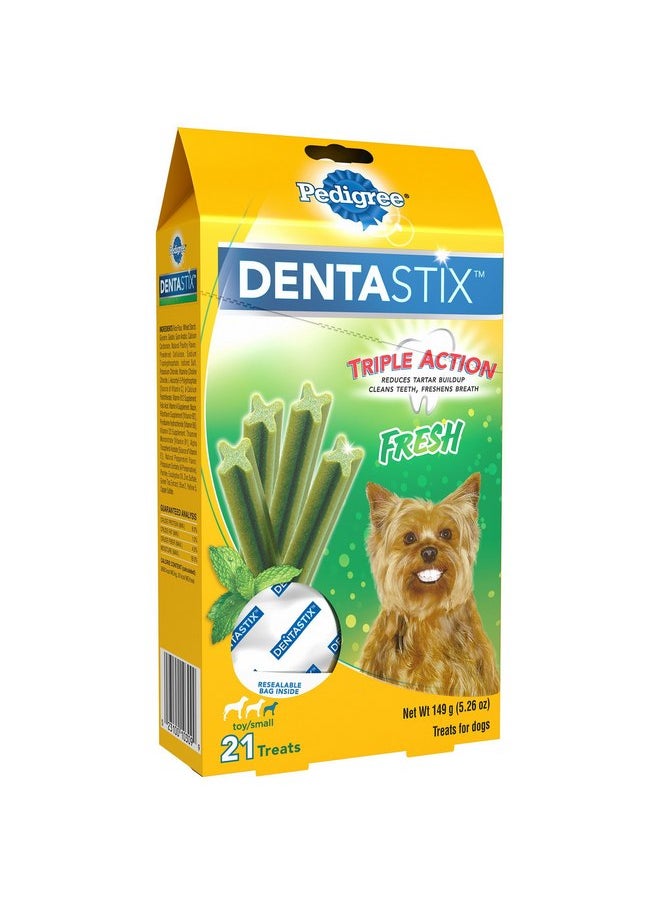 Pedigree Pedigree Dentastix Fresh Toy/Small Treats For Dogs - 5.26 Oz. 21 Count  - Image 4