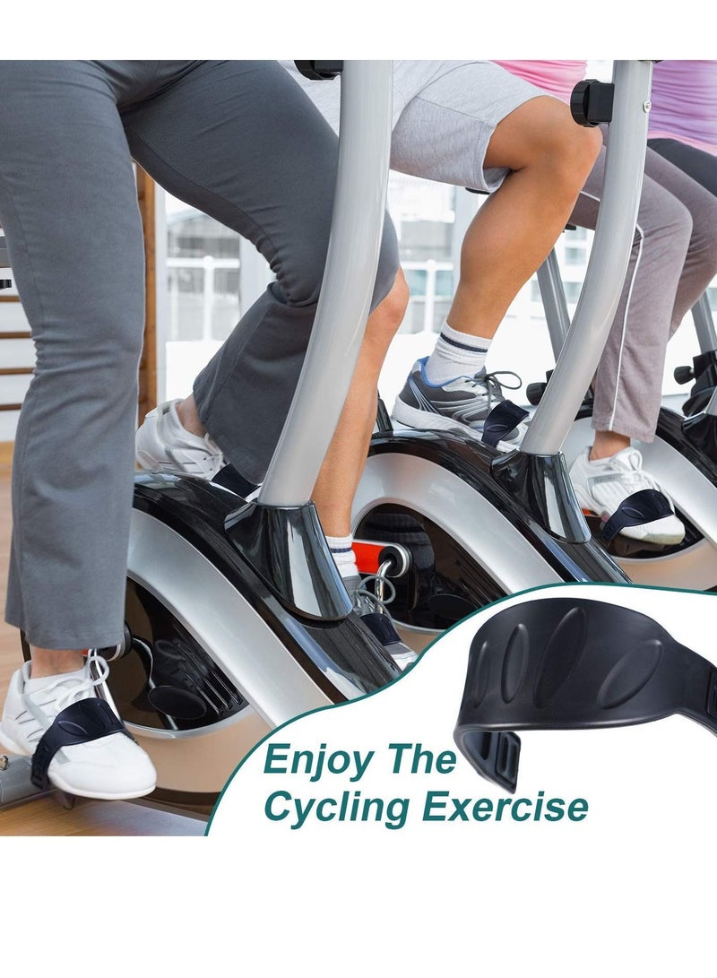 Y&D 2 Pairs Exercise Bike Pedal Straps Universal for Cycle Home or Gym Replacement Parts Gym Fix Bands Tape Perfect Accessory 2.24 x 12.99 Inch - Image 2