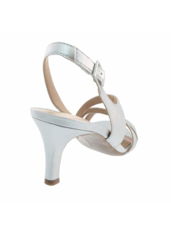Naturalizer womens Taimi Dress Sandal, Silver Glitter, 40 EU - Image 5