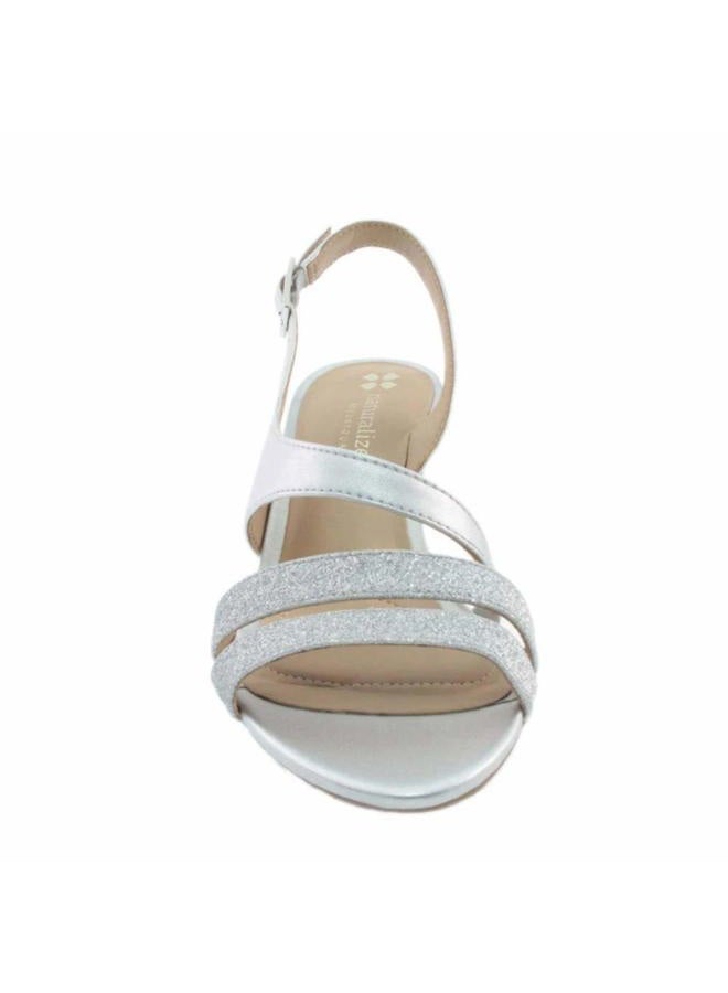 Naturalizer womens Taimi Dress Sandal, Silver Glitter, 40 EU - Image 2