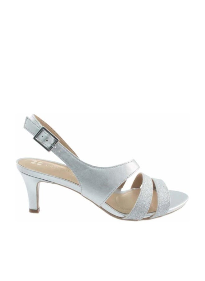 Naturalizer womens Taimi Dress Sandal, Silver Glitter, 40 EU - Image 1