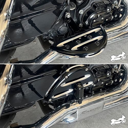 TOPRAMETAL Male Mount Foot Pegs Deep edge cut for harley softail passenger Floorboards Softail 883 1200 48 parts - Image 2